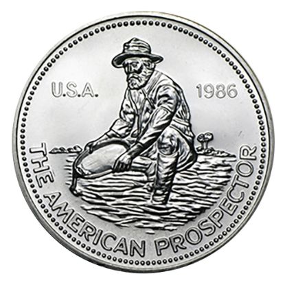 Picture of 1 oz Silver Round - Engelhard Prospector