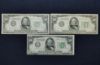 Picture of 9x Series 1934, A, B, D $50 Federal Reserve Notes 