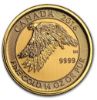 Picture of 2016 1/4 oz Canadian Snow Falcon Gold BU
