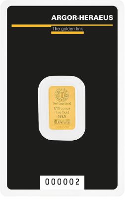 Picture of 1/10 oz Gold Bar - Secondary Market (Carded) 