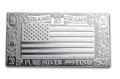 Picture of 20 gram Silver Bar - Secondary Market