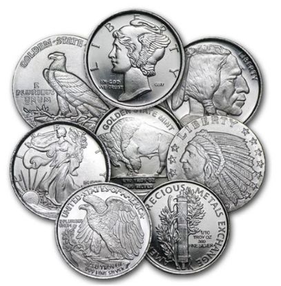 Picture of 1/10 oz Silver Round - Secondary Market