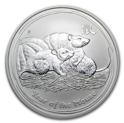 Picture of 2008 Australia 1 oz Silver Year of the Mouse BU (Series II)