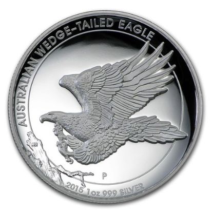 Picture of 2015 Australia 1 oz Silver Wedge Tailed Eagle Proof (High Relief)