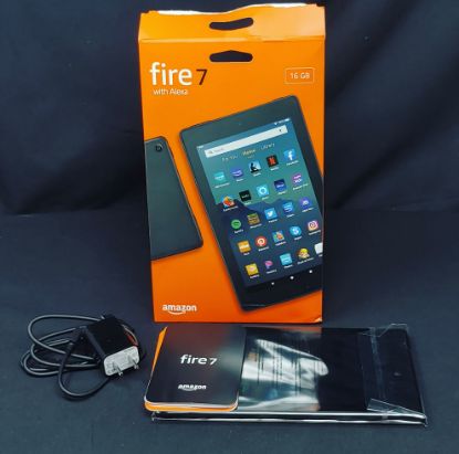 Picture of Amazon Fire7 Tablet 16GB Black w/ Alexa - Open Box Tested Working 