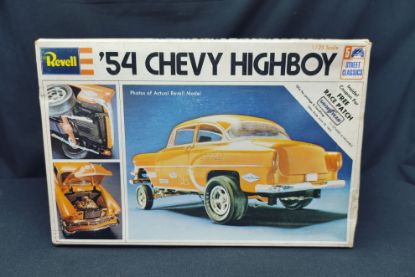 Picture of Vintage Revell '54 Chevy Highboy 1/25 Scale Model Kit 1973  