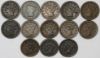 Picture of 13x 1840-1855 Braided Hair Large Cents 1c