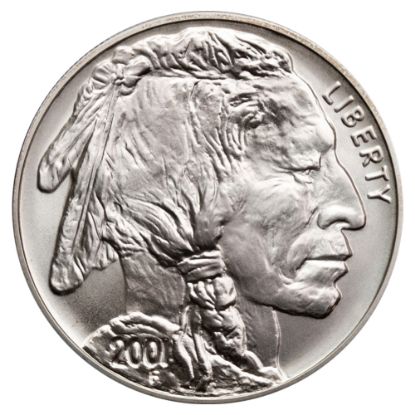 Picture of 2001-D $1 Silver Buffalo Commemorative - BU (Caps only)