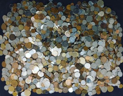 Picture of 38.95lbs Assorted World/Foreign Coins