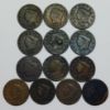 Picture of 13x 1822-1837 Coronet Head Large Cents L1c