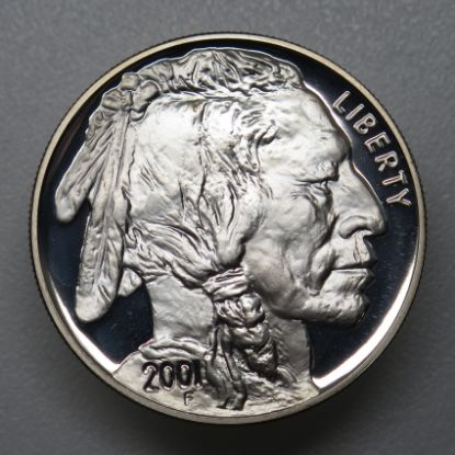 Picture of 2001-P Proof American Buffalo Commemorative Dollar $1 Box/COA 