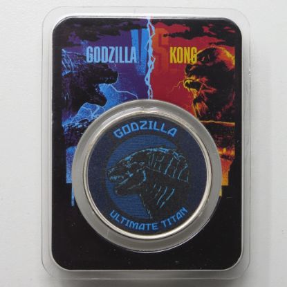 Picture of 2021 $2 Niue Godzilla vs Kong - Ultimate Titan 1oz Colorized Silver Coin