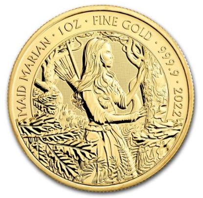 Picture of 2022 Great Britain 1 oz Gold Myths & Legends: Maid Marian BU